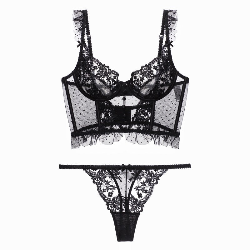Ensemble soutien-gorge et string assorti