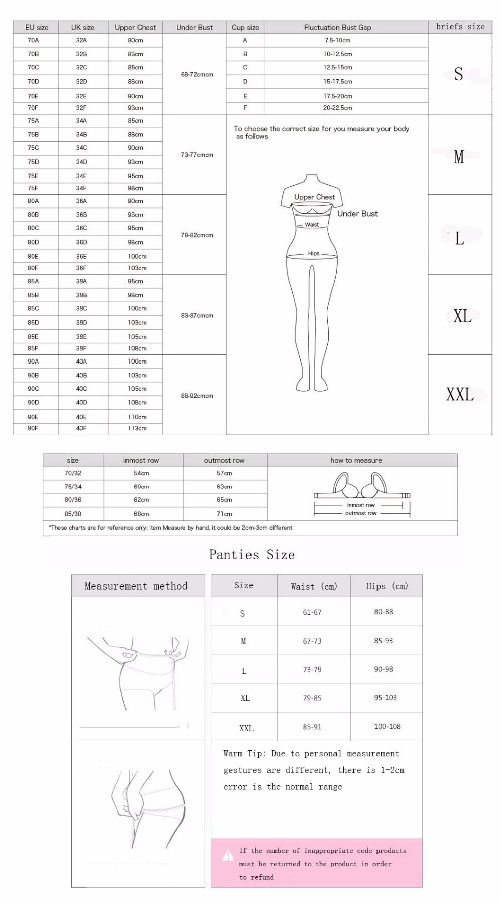 Ensemble soutien-gorge et panty assorti
