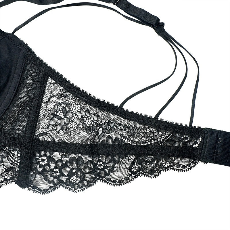 Ensemble en dentelle - porte-jarretelle intégré