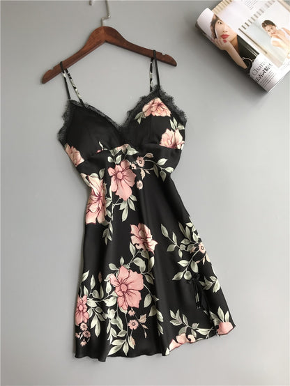 Nuisette à imprimé floral