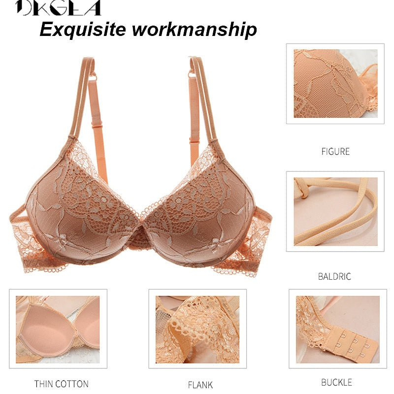 Push-up bra and matching bottom set