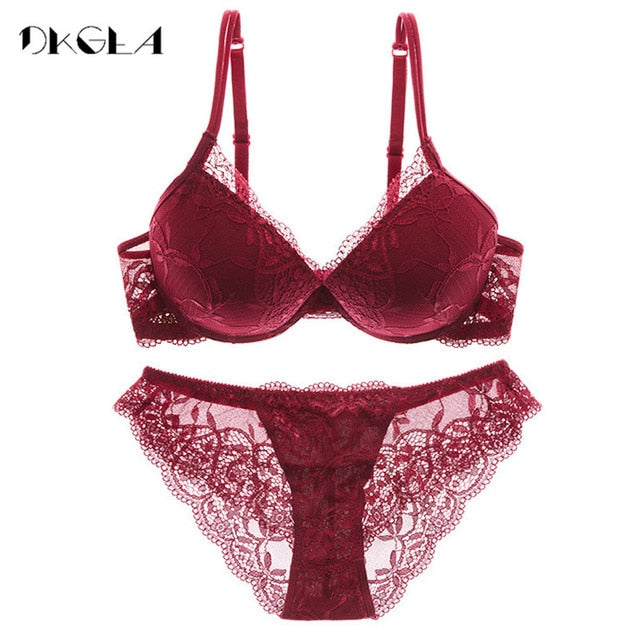 Ensemble soutien-gorge push-up et bas assorti