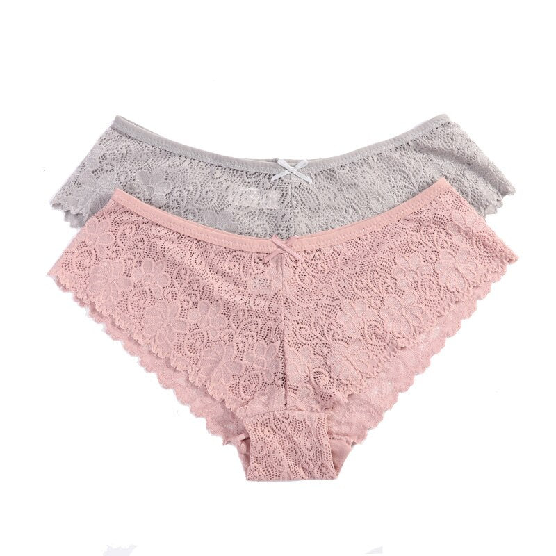 Pack de 3 panties en dentelle