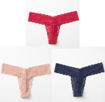 String en dentelle - 3 pièces