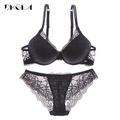 Ensemble soutien-gorge push-up et bas assorti