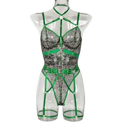 Body transparent imprimé léopard