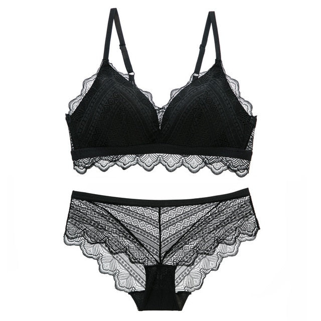 Ensemble Soutien-gorge et panty assorti - coton léger