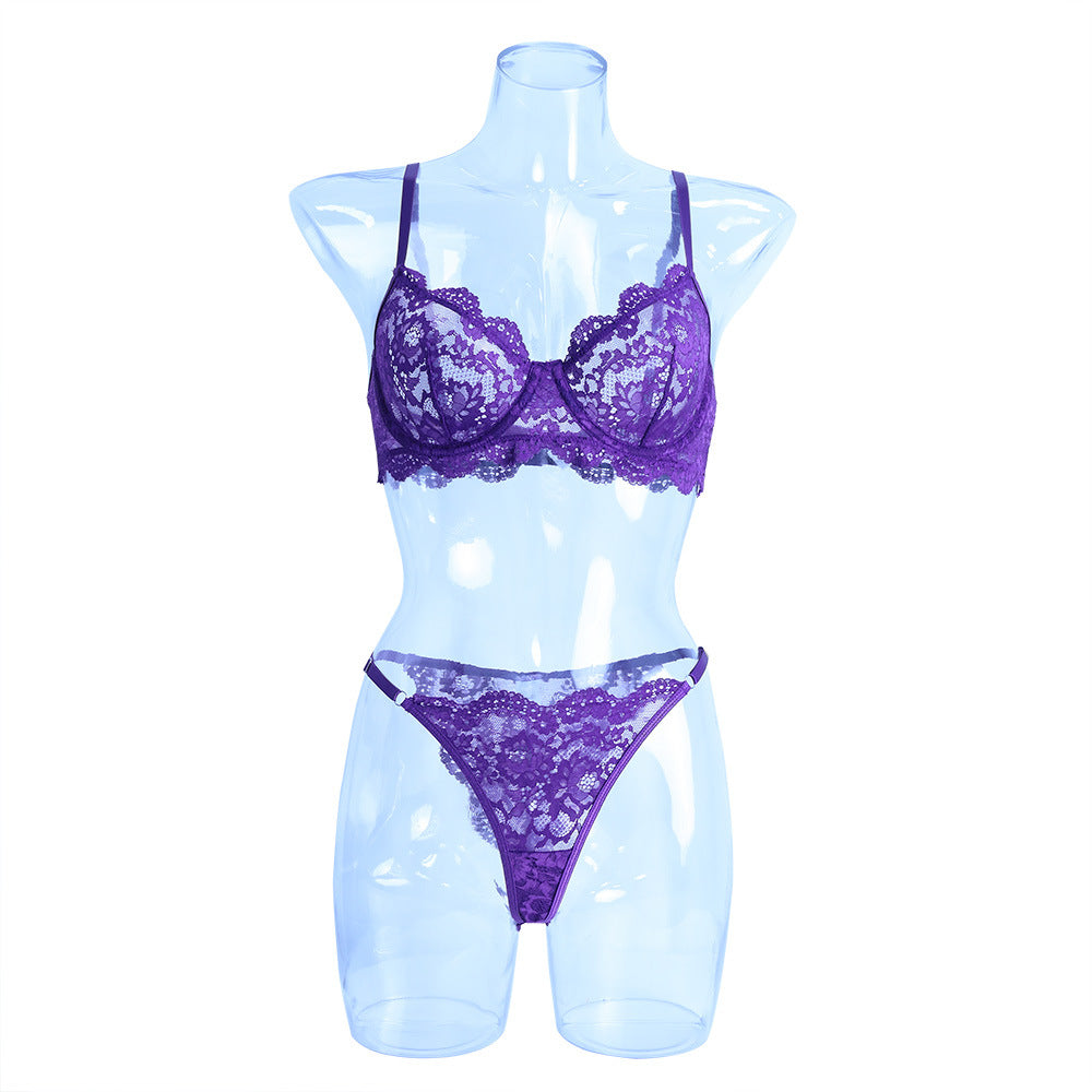 Ensemble lingerie en dentelle - string et soutien-gorge