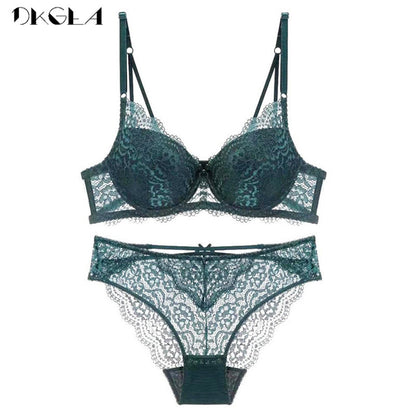 Bra and matching briefs set - push up