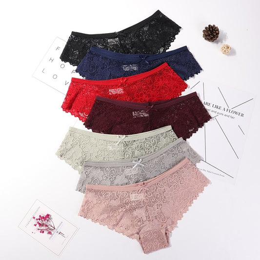 Pack de 3 panties en dentelle