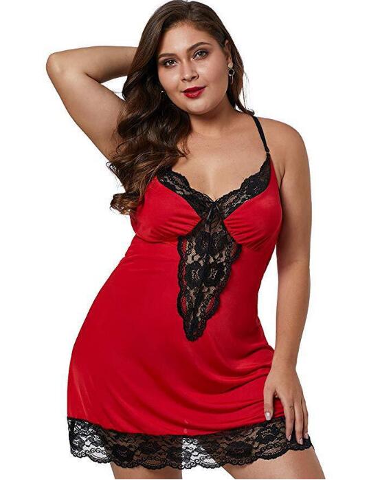 Plus size nightie - floral, leopard or plain print