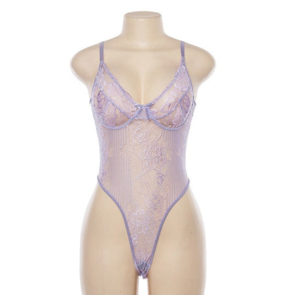 Body en dentelle - bretelles spaghetti