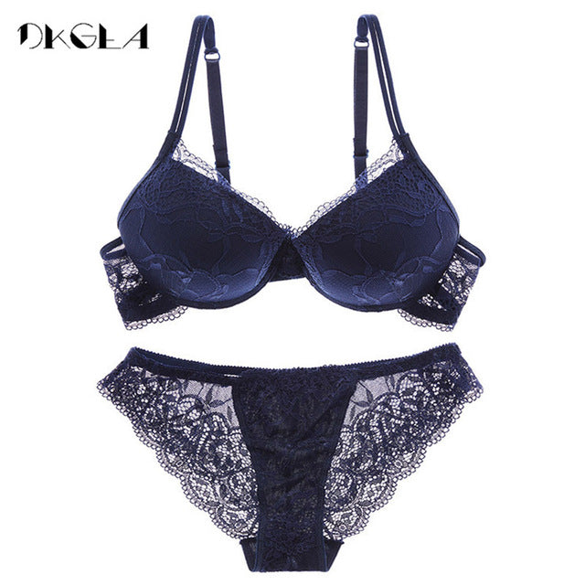 Ensemble soutien-gorge push-up et bas assorti