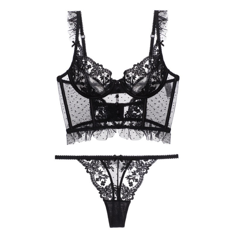 Ensemble soutien-gorge et string assorti