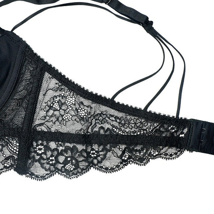 Ensemble en dentelle - porte-jarretelle intégré