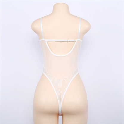 Body en dentelle - bretelles spaghetti