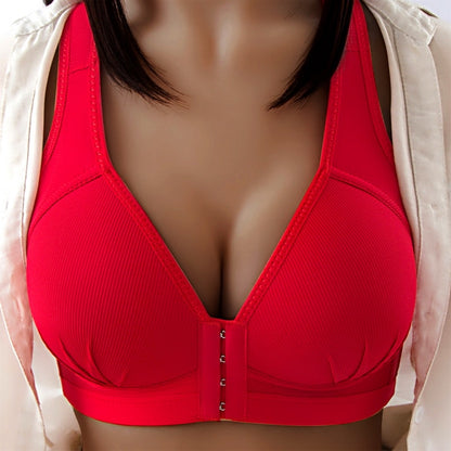 Brassière push up Grande taille avec fermeture sur le devant