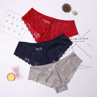 Pack of 3 lace panties 